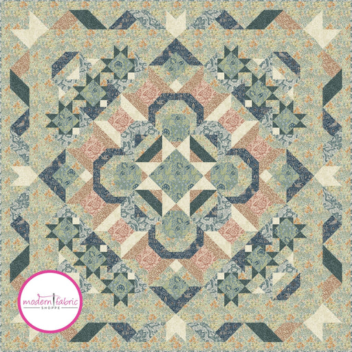 PRE-ORDER Stella Starbust Floral Quilt Kit featuring Emery Walker by Morris & Company- October 2024 - Modern Fabric Shoppe