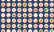 PRE-ORDER Sticker Book by Kimberly Kight- RS3123 16- Bluebell - Half Yard- June 2027 - Modern Fabric Shoppe