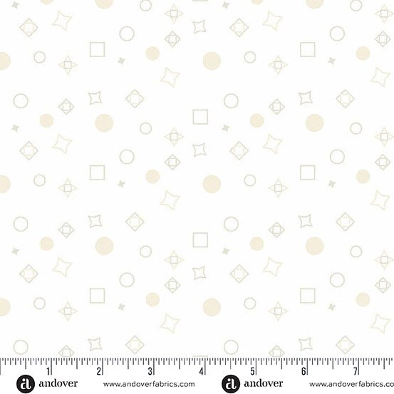 PRE - ORDER Still by Libs Elliott - White Space Junk A - 1353 - L Half Yard - March 2025 - Modern Fabric Shoppe