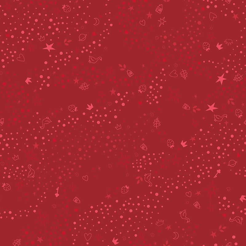 PRE - Order Storybook Basics by Jennifer Long - C365 Barn Red - Half Yard January 2027 - Modern Fabric Shoppe