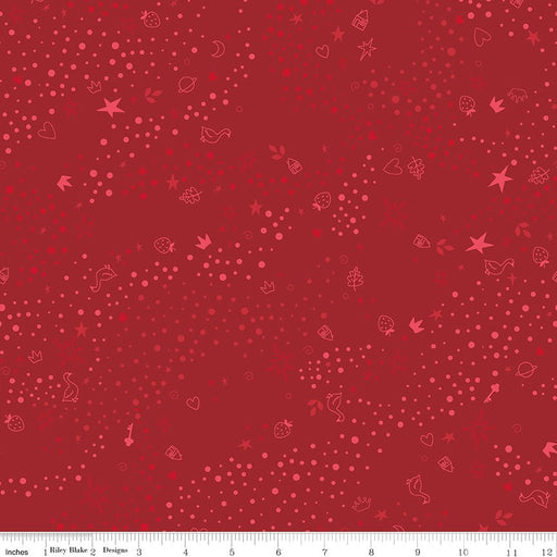 PRE - Order Storybook Basics by Jennifer Long - C365 Barn Red - Half Yard January 2027 - Modern Fabric Shoppe