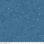 PRE - Order Storybook Basics by Jennifer Long - C365 Coastal Blue - Half Yard January 2027 - Modern Fabric Shoppe
