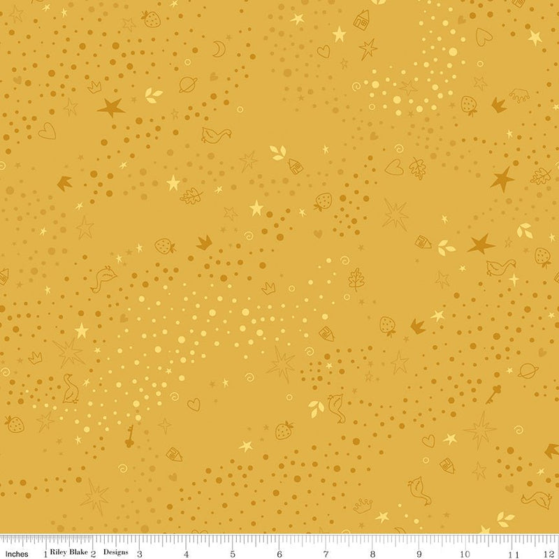PRE - Order Storybook Basics by Jennifer Long - C365 Golden - Half Yard January 2027 - Modern Fabric Shoppe