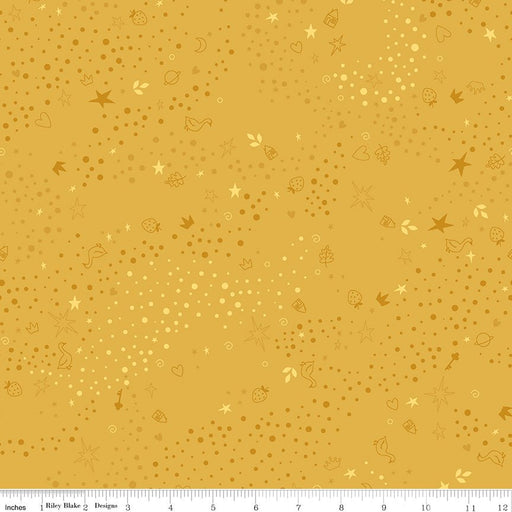 PRE - Order Storybook Basics by Jennifer Long - C365 Golden - Half Yard January 2027 - Modern Fabric Shoppe