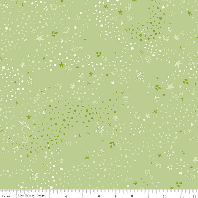 PRE - Order Storybook Basics by Jennifer Long - C365 Honeydew - Half Yard January 2027 - Modern Fabric Shoppe