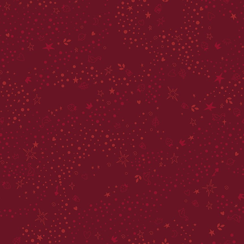 PRE - Order Storybook Basics by Jennifer Long - C365 Merlot - Half Yard January 2027 - Modern Fabric Shoppe