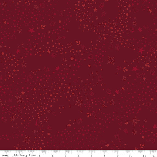 PRE - Order Storybook Basics by Jennifer Long - C365 Merlot - Half Yard January 2027 - Modern Fabric Shoppe