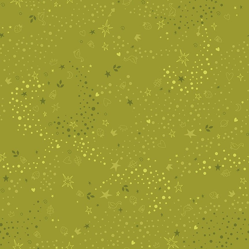 PRE - Order Storybook Basics by Jennifer Long - C365 Moss - Half Yard January 2027 - Modern Fabric Shoppe