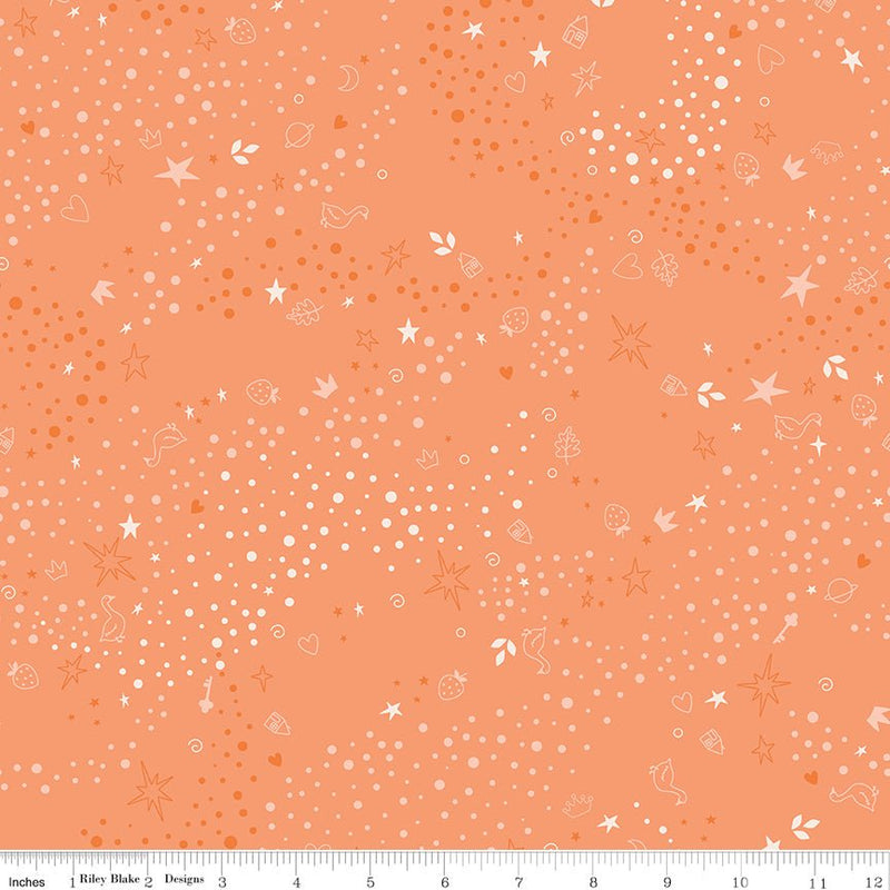 PRE - Order Storybook Basics by Jennifer Long - C365 Riley Baby Melon - Half Yard January 2027 - Modern Fabric Shoppe