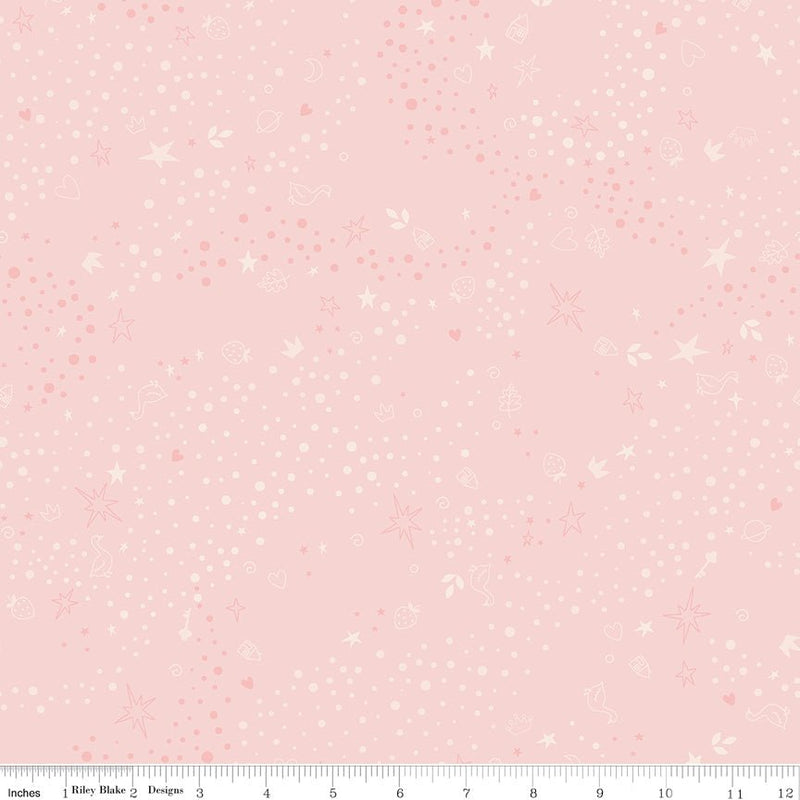 PRE - Order Storybook Basics by Jennifer Long - C365 Riley Baby Pink - Half Yard January 2027 - Modern Fabric Shoppe