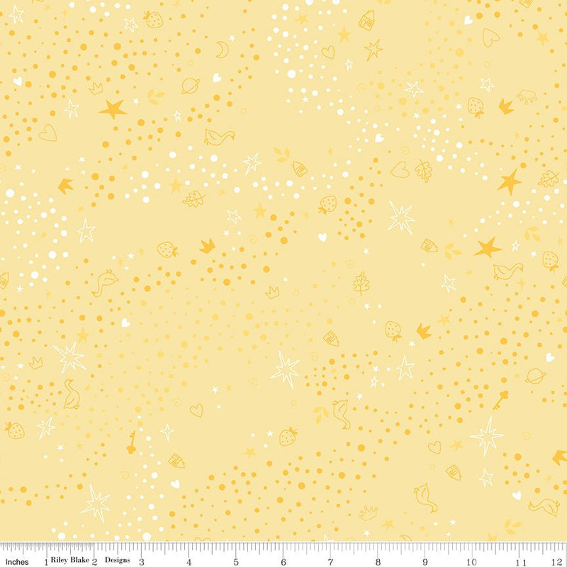 PRE - Order Storybook Basics by Jennifer Long - C365 Sunshine - Half Yard January 2027 - Modern Fabric Shoppe