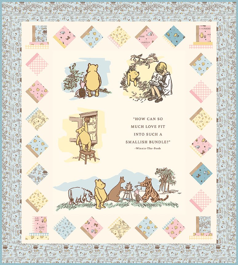 PRE - ORDER Storytime Quilt Kit featuring Winnie the Pooh Baby by Riley Blake - December 2026 - Modern Fabric Shoppe