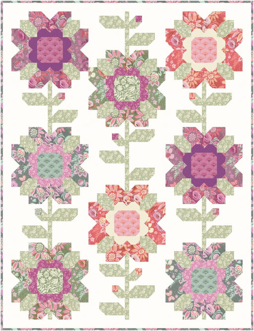 PRE - Order Summer Blooms Quilt Kit featuring Floriori by Kate Spain - January 2027 - Modern Fabric Shoppe