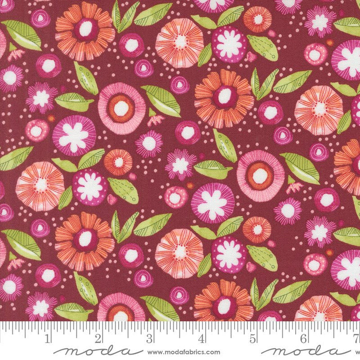 PRE - Order Superbloom by Robin Pickens - Superbloom Zinnia 48786 22 - Half Yard - April 2025 - Modern Fabric Shoppe