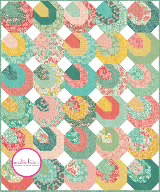 PRE-ORDER Swoop Quilt Kit featuring Tango by Kate Spain- September 2024 - Modern Fabric Shoppe