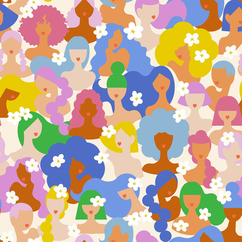 PRE-Order Sybil by Rashida Coleman Hale- RS 1151 11 Natural- Half Yard- July 2027 - Modern Fabric Shoppe