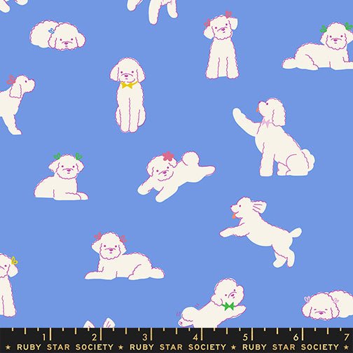 PRE-Order Sybil by Rashida Coleman Hale- RS 1152 15 Lindley Blue- Half Yard- July 2027 - Modern Fabric Shoppe