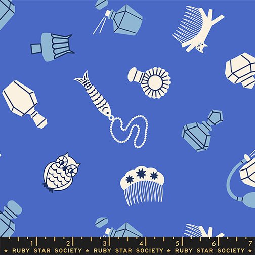 PRE-Order Sybil by Rashida Coleman Hale- RS 1153 16 Lapis - Half Yard- July 2027 - Modern Fabric Shoppe