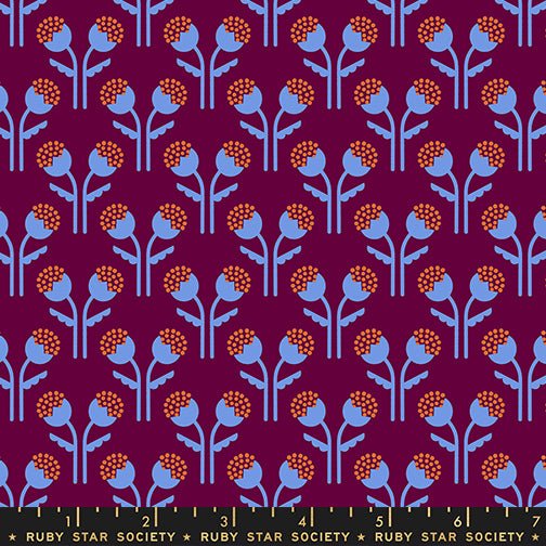 PRE-Order Sybil by Rashida Coleman Hale- RS 1155 17 Deep Plum - Half Yard- July 2027 - Modern Fabric Shoppe