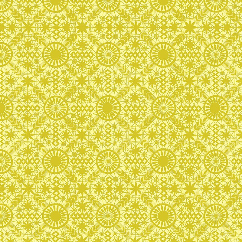 PRE-Order Tamara Kate- The Botanist - Conservatory 55759-9 Citron - Half Yard- June 2027 - Modern Fabric Shoppe