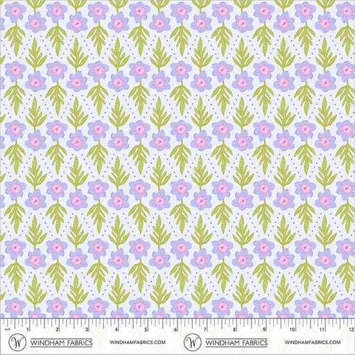 PRE-Order Tamara Kate- The Botanist - In Formation 55760-13 Hyacinth - Half Yard- June 2027 - Modern Fabric Shoppe