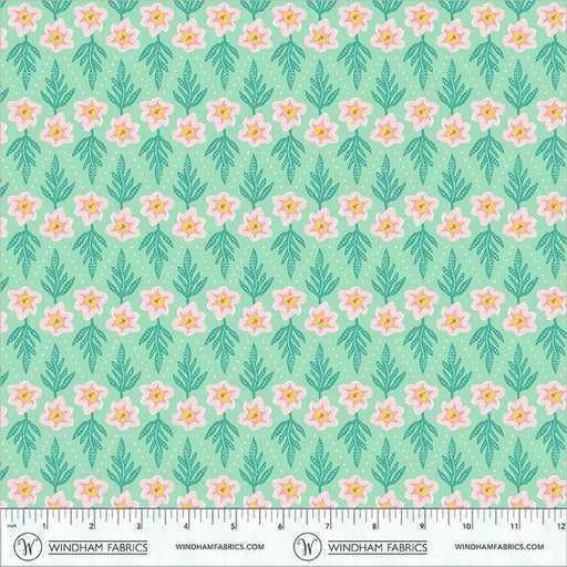 PRE-Order Tamara Kate- The Botanist - In Formation 55760-15 Minty - Half Yard- June 2027 - Modern Fabric Shoppe
