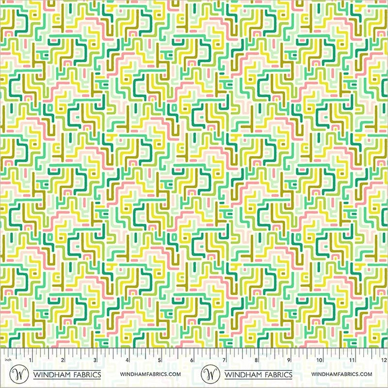 PRE-Order Tamara Kate- The Botanist - Labyrinth 55761-17 Spring - Half Yard- June 2027 - Modern Fabric Shoppe