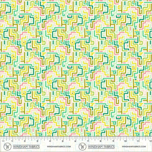 PRE-Order Tamara Kate- The Botanist - Labyrinth 55761-17 Spring - Half Yard- June 2027 - Modern Fabric Shoppe