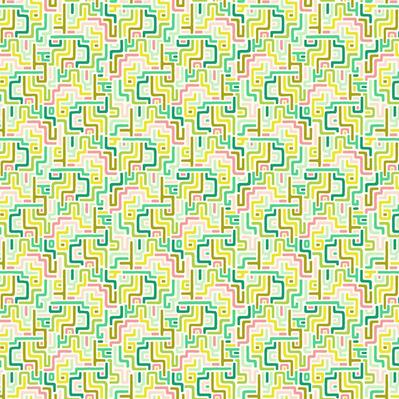 PRE-Order Tamara Kate- The Botanist - Labyrinth 55761-17 Spring - Half Yard- June 2027 - Modern Fabric Shoppe