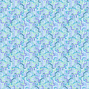 PRE-Order Tamara Kate- The Botanist - Labyrinth 55761-18 Waterway - Half Yard- June 2027 - Modern Fabric Shoppe