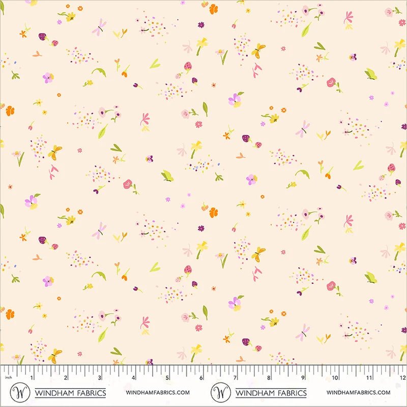 PRE-Order Tamara Kate- The Botanist - Strewn 55762-19 Powder - Half Yard- June 2027 - Modern Fabric Shoppe