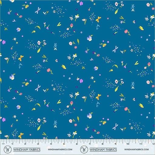 PRE-Order Tamara Kate- The Botanist - Strewn 55762-20 Lagoon - Half Yard- June 2027 - Modern Fabric Shoppe