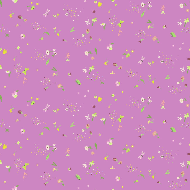 PRE-Order Tamara Kate- The Botanist - Strewn 55762-21 Orchid - Half Yard- June 2027 - Modern Fabric Shoppe