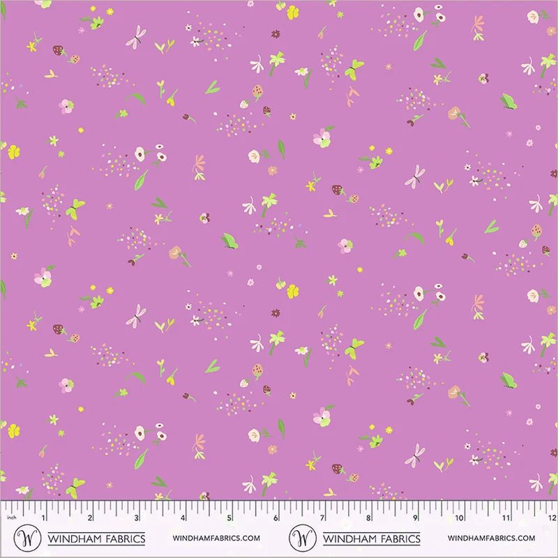 PRE-Order Tamara Kate- The Botanist - Strewn 55762-21 Orchid - Half Yard- June 2027 - Modern Fabric Shoppe