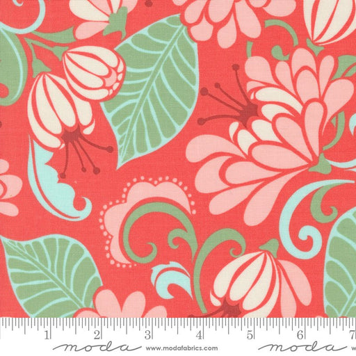 PRE-ORDER Tango by Kate Spain- Tango Sarabande Tangerine 27330 12 - Half Yard- September 2024 - Modern Fabric Shoppe