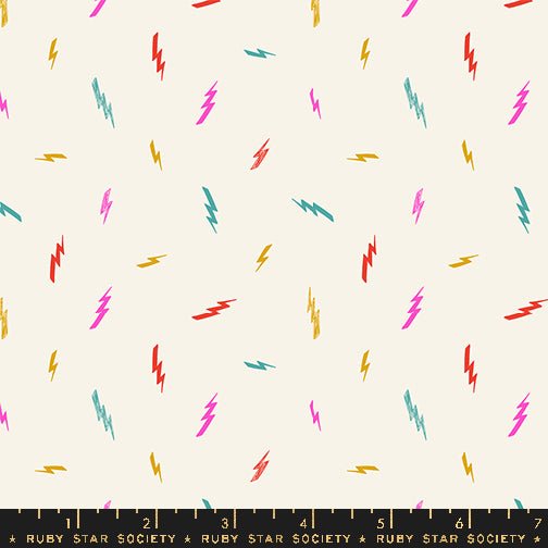 PRE-ORDER Teddy & the Bears by Sarah Watts- Electric RS 2107 12 Multi- Half Yard- October 2024 - Modern Fabric Shoppe