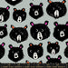 PRE-ORDER Teddy & the Bears by Sarah Watts- Teddy and the Bears RS 2102 16 Oyster- Half Yard- October 2024 - Modern Fabric Shoppe