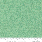 PRE-Order Tilbury Garden by Crystal Manning- Aqua 11997 25- Half Yard- March 2027 - Modern Fabric Shoppe