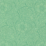 PRE-Order Tilbury Garden by Crystal Manning- Aqua 11997 25- Half Yard- March 2027 - Modern Fabric Shoppe