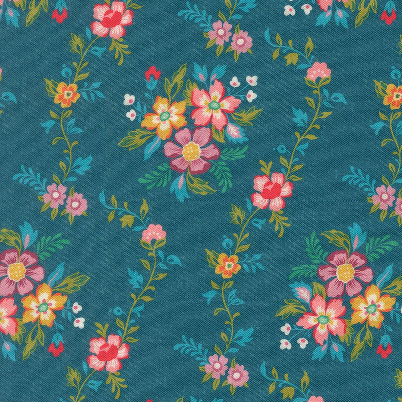 PRE-Order Tilbury Garden by Crystal Manning- Horizon Blue 11991 20- Half Yard- March 2027 - Modern Fabric Shoppe