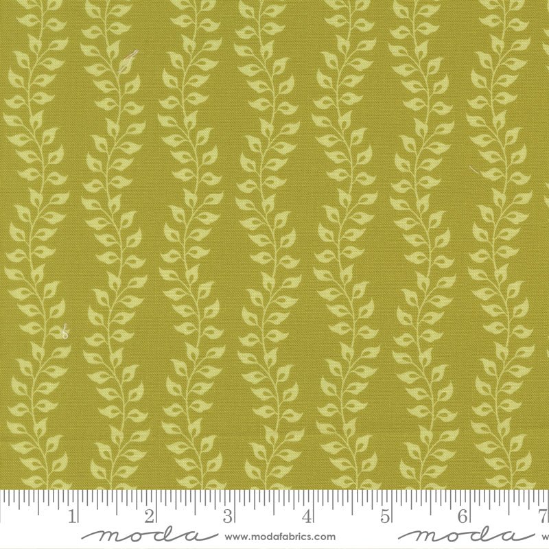 PRE-Order Tilbury Garden by Crystal Manning- Pesto 11995 27- Half Yard- March 2027 - Modern Fabric Shoppe