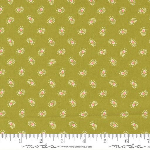 PRE-Order Tilbury Garden by Crystal Manning- Pesto 11996 17- Half Yard- March 2027 - Modern Fabric Shoppe