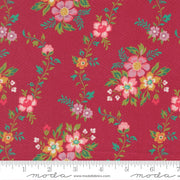 PRE-Order Tilbury Garden by Crystal Manning- Pomegranate 11991 16- Half Yard- March 2027 - Modern Fabric Shoppe