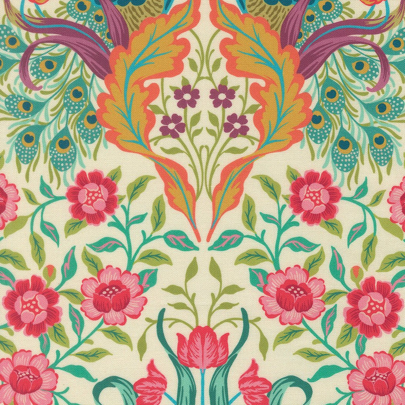 PRE-Order Tilbury Garden by Crystal Manning- Porcelain 11990 11- Half Yard- March 2027 - Modern Fabric Shoppe