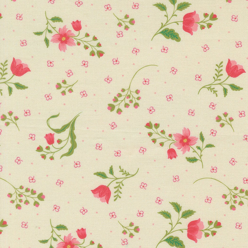 PRE-Order Tilbury Garden by Crystal Manning- Porcelain 11994 11- Half Yard- March 2027 - Modern Fabric Shoppe
