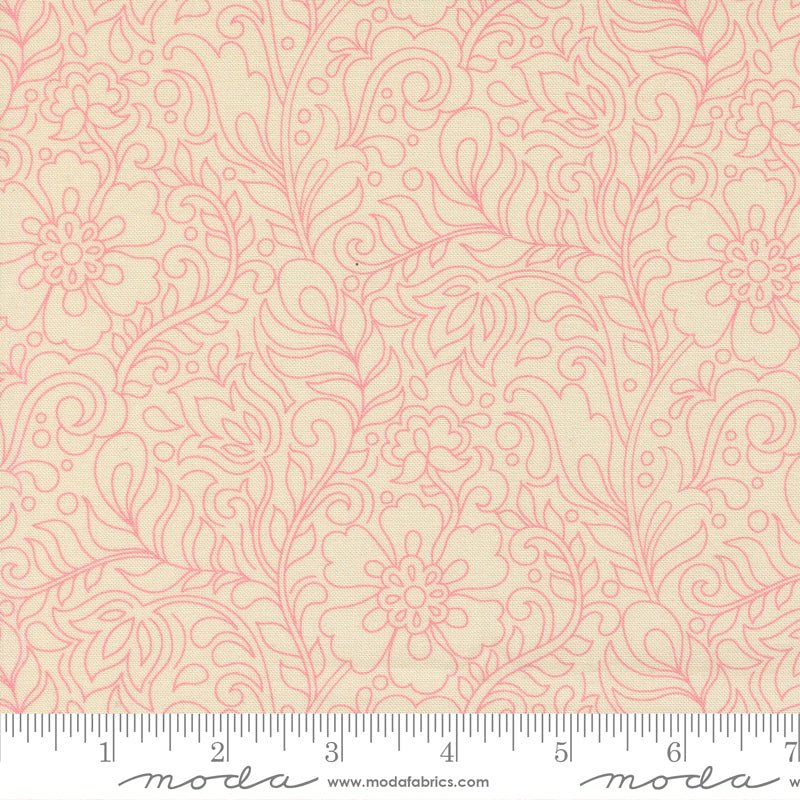 PRE-Order Tilbury Garden by Crystal Manning- Porcelain 11997 11- Half Yard- March 2027 - Modern Fabric Shoppe