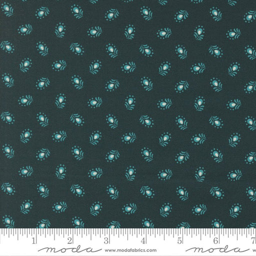 PRE-Order Tilbury Garden by Crystal Manning- Prussian Blue 11996 19- Half Yard- March 2027 - Modern Fabric Shoppe