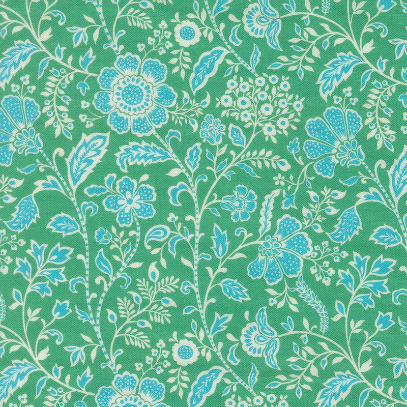 PRE-Order Tilbury Garden by Crystal Manning- Spearmint 11993 23- Half Yard- March 2027 - Modern Fabric Shoppe