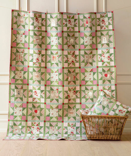 PRE-ORDER Tilda- Christmas Star Quilt Kit- Green/Cream featuring Merry Little Christmas- July 2027 - Modern Fabric Shoppe