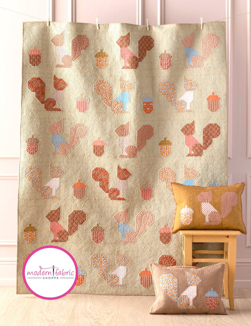 PRE-ORDER Tilda- Creating Memories Autumn Collection- Squirrel Quilt Kit- June 2024 - Modern Fabric Shoppe